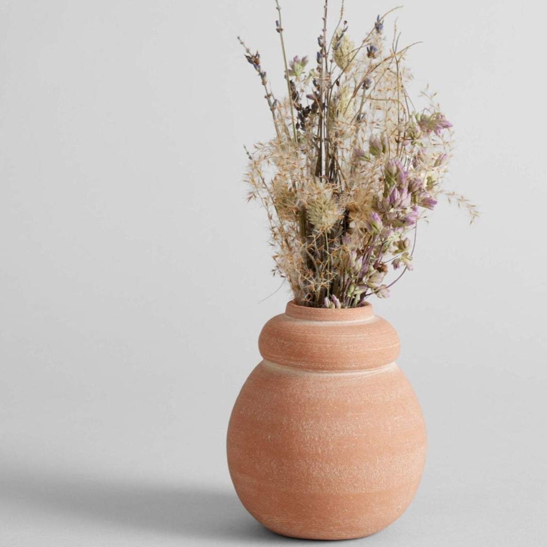 Tall Terra Cotta Bud Vase